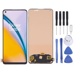 TFT LCD + kosketusnäyttö OnePlus Nord 2 5G DN2101 DN2103: lle Musta