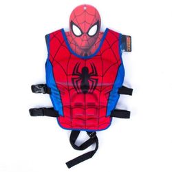 Gutter / jenter Barn Life Vest Flytende Glidelås Redningsvest Oppdrift Hjelpe topp Spiderman L