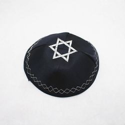 Juutalainen Kippah Hat yarmulke Juutalainen Kippot Hattu Kipa David tähti