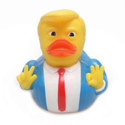 Donald Trump Ankka Kumi PVC Ankka Kylpy Vinkuva vauva Lapset Eläimet Kelluu Söpö lelu 1pc