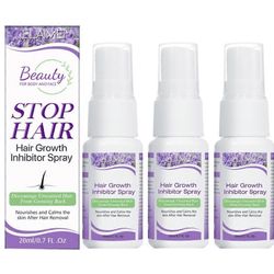 3X uusi Permanent Stop Hair Growth Inhibitor Spray kivuton karvanpoisto miehille ja naisille