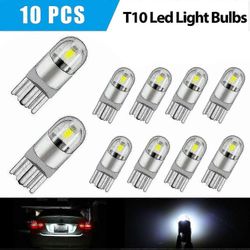 10kpl 6000k Canbus T10 168 194 W5w Kupoli lisenssi sivumerkki LED-lamppu valkoinen S2024123014076