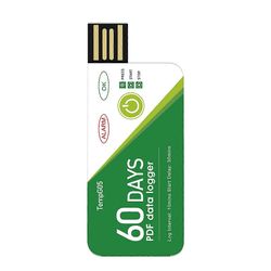 Digitaalinen dataloggerin lämpötila-anturi hälytyksen USB-liitännällä