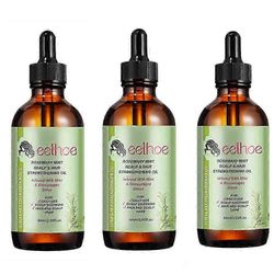 3X EELHOE Rosemary luonnollinen hellävarainen ja ärsyttämätön hiustenhoito eteerinen öljy korjaa hiusvaurioita ja parantaa hiusten laatua kiinnitty...