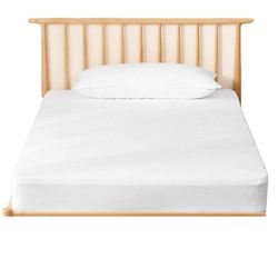 Eveltek 100% vandtæt madrasbeskytter Ultra Soft Cotton Terry Surface Hvid Twin XL