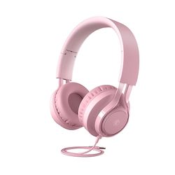 Gangxun Headset Kablet hovedtelefon Bærbar mikrofon Sports Gaming Computer Kompatibel mobiltelefon headset Pink