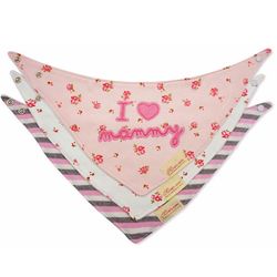 3 stk Baby Bibs Vandtæt Sød Bomuld Baby Håndklæde Trekant Tørklæde Drenge Piger Fodring Smock Bibs Burp Baby Stuff Babador Bedre T