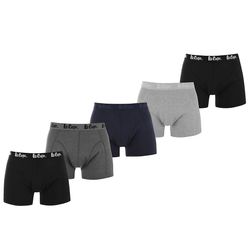 Lee Cooper Cooper Essential Mens Boxer Trunk 5 Pack Kjerne M