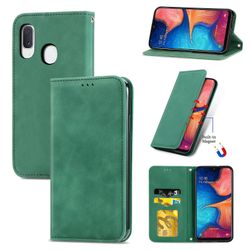 Gangxun Sag til Samsung Galaxy A20e/a10e Magnetisk Lukning Læder Tegnebog Cover Housse Etui Shockproof - Grøn