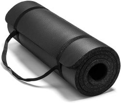 Mikasa Yoga Mat, Skridsikker Motion Yoga Mat Sort