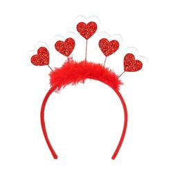 Ystävänpäivä Pääpanta Hiusvanne Festivaali Juhla Rekvisiitta Asusteet Sydän Hiusnauha Cosplay Asu Päähineet Naisille Lapsi PUW8837 2025 A