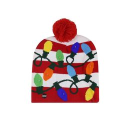 Belysning Print Jule hue Lyser Varm Hat