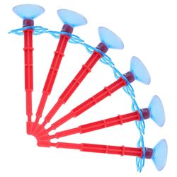 Imukupin nuolet ampujille Todelliset ulkoilupelit Vaihtomuovi 6kpl Sekalaiset värit 10.00X2.50X2.50CM