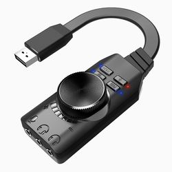 Lydkort Computer eksternt spil Lydkort Lys 7,1 Kanal indbygget DSP audioforstærker modul