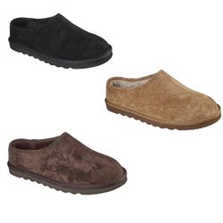 Herre Renten-lemato Slip-on Wide Fit Casual Comfort Slipper Tan UK 10