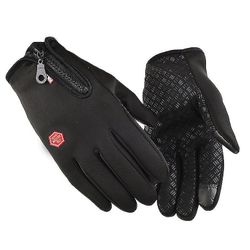 Ski Gloves Menns og kvinners høst og vinter Varm berøringsskjerm hansker Vindtett Varm Utendørs Fjellklatring Ski Sykling Glidelåshansker Fire gene...