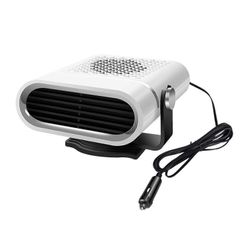 kannettava autonlämmitin 24V, automaattinen auton tuulilasin huurteenpoisto nopea lämmitys- ja jäähdytystuuletin 2 in 1 autotilan lämmitin, sähköau...