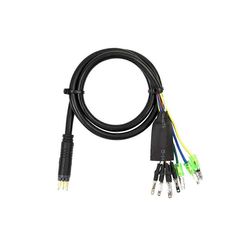 1 kpl 60 cm:n sähköpyörän 9-napainen moottorin muunnosjatkokaapelin johto vedenpitävä liitin etu- ja takapyörän napa Musta