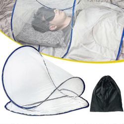 Kannettava pop-up-hyttysverkko makuupussin vikaverkko vuodevaatteille Camping Patio