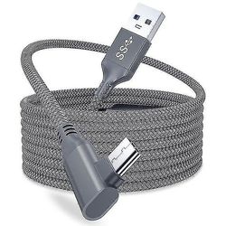 Til Oculus Quest 2 Link Cable 5m Usb 3.0 Quick Charge Cables Til Quest2 Vr Data Transfer Hurtige opladninger Vr headset tilbehør
