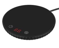Coosilo Mini Smart Termostatisk Heating Coaster med timing, LCD Display