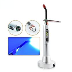 Slinx Dental Light hærdning Machine Metal Led Oral Light Hærdning Lampe Dental Materialer Dental Udstyr Silver