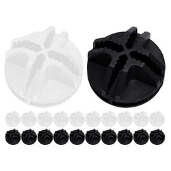 30kpl muoviset lemmikkieläinten häkkiliittimet pieneläimet leikkikehä aita kiinteät soljet 3.70X3.70X1.50CM