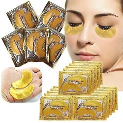 2024 50 Pair Kollagen Eye Mask Gold Powder Eye Patch Anti Wrinkle Moisturizing Under Eyes Pads Xianning