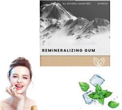 Remineralisoiva kumi, remineralisoiva purukumi, orgaaninen mastiksiminttu ihme remineralisoiva purukumi, sokeriton pitkäkestoinen harjan alla 18 kpl