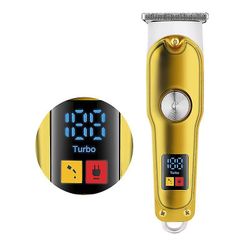 Coosilo Hår Clippers Trimmere Mænd Professionel Trådløs Clippers Golden