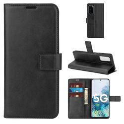 Gangxun Kompatibel med Samsung Galaxy S20 Fe 5g / 4g etui Stødsikker læder tegnebog Cover Kickstand Kortholder Sort