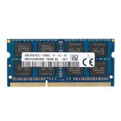 DDR3L 8GB 1600MHz 1.35V PC3L kannettavan RAM-muisti, kannettavan tietokoneen muistimoduulit, tuki kaksikanavainen musta sininen