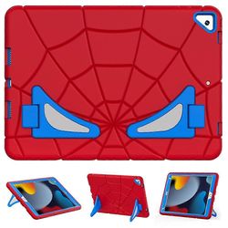 iPad 10.2 2021 / 2020 / 2019 silikoni + PC iskunkestävä suojaava tablettikotelo