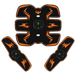 Sähköinen vatsan kiinteyttävä vyö - EMS Muscle Trainer miehille ja naisille, Fitness Body Shaper, Laihdutus Treenivälineet