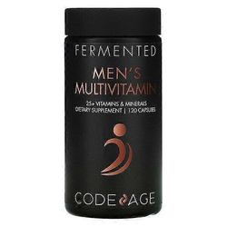 Codeage, fermentoitu, miesten monivitamiini, 25+ vitamiinia, kivennäisaineita, 120 kapselia