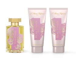 L'Artisan Parfumeur L ' håndtverker Parfumeur Rose Privee 3Pc GiftSet 3,4 Oz EDP, ShowerCream & Body Lotion