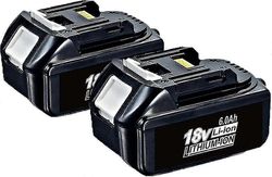 XJ2-pakkaus yhteensopiva Makitan kanssa 18V akku 6.0 Ah Lxt Li-ion Bl1850B Bl1830B Bl1860B Johdoton, 100% NE