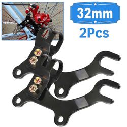 2x pyörän rungon muunnos polkupyörän levyjarrusovittimen kiinnike MTB-vuorenpidike 2pcs 32mm