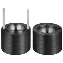 Succebuy jääpallopuristin, 2,4 tuumaa, 60 mm: n jääpallolle, viskille, cocktailille, bourbonille, skottilainen juhlissa ja lomalla, musta