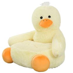 Zhuopai Kid's Cartoon Animal Plys Lille sofa stol Duck