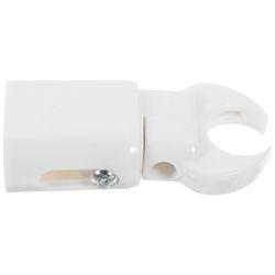 4kpl lämmitetty pyyhekoukkuja Jäähdyttimen kiskon kylpyammekoukut pidikkeet Jäähdyttimen putkimainen koukku Valkoinen 8.00X3.80X2.50CM