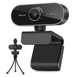 Verkkokamera mikrofonilla, Full Hd 1080p Webcam VideoKamera tietokoneille Pc Kannettava tietokone Tietokone Tietokone, Usb Plug and Play, Konferens...
