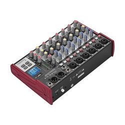 Allbestlife Muslady Sl-8 Bærbar 8-kanals mixer til mixer af mixer til mixer af mixer til mixere af mixere af mixere eu plug