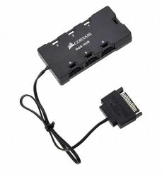 Corsair Lightning Node Pro Commander Crystal 6-porttinen RGB LED-tuulettimen keskitin