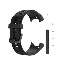 Rem för Garmin Vivosmart Hr Band Silikon Klockarmband För Garmin Vivo Smart Hr Smart Armband Sport Armband Fitness Tracker svart