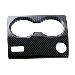 unbrand För X1 U11 2023 2024 Central Control Water Cup Holder Panel Cover Trim Interior Accessories - Abs Carbon Fiber