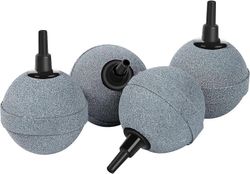 2 tuuman ilmakivi lampi, akvaario ilmakivi, pitkäkestoinen ilmastimen hapen diffuusori ilmakivi 4 pakkaus