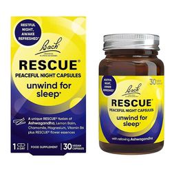 Bach Rescue rauhalliset yökapselit 30
