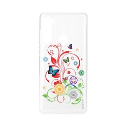Crazy Kase Hull For Xiaomi Redmi Bemærk 8 fleksible sommerfugle og cirkler
