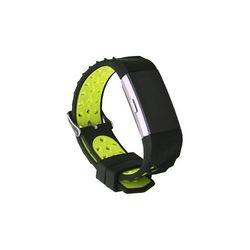 AIR Udskiftning af blød silikonerem til Fitbit Charge 2 - Sort grøn